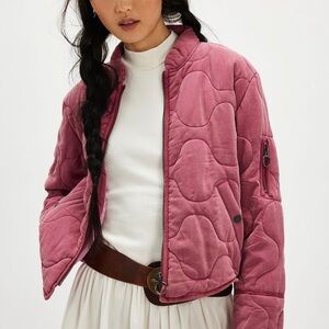 Free People Aura Liner in Berry (sold out) NWOT